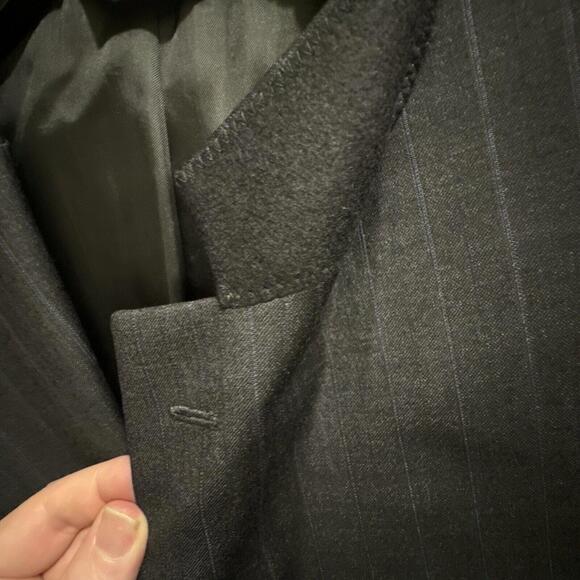 MENS SZ 42R TAILORED MODERN ERMENEGILDO ZEGNA PINSTRIPE BLAZER SPORTS COAT - Picture 3 of 9